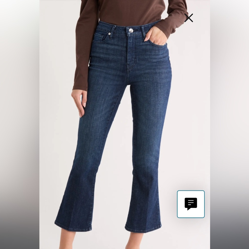 🔥NEW! FRAME •🛍️BUNDLE🛍️• Le Crop Mini Boot Jeans in Guilty Wash/Integrity Wash🔥 - Picture 7 of 13